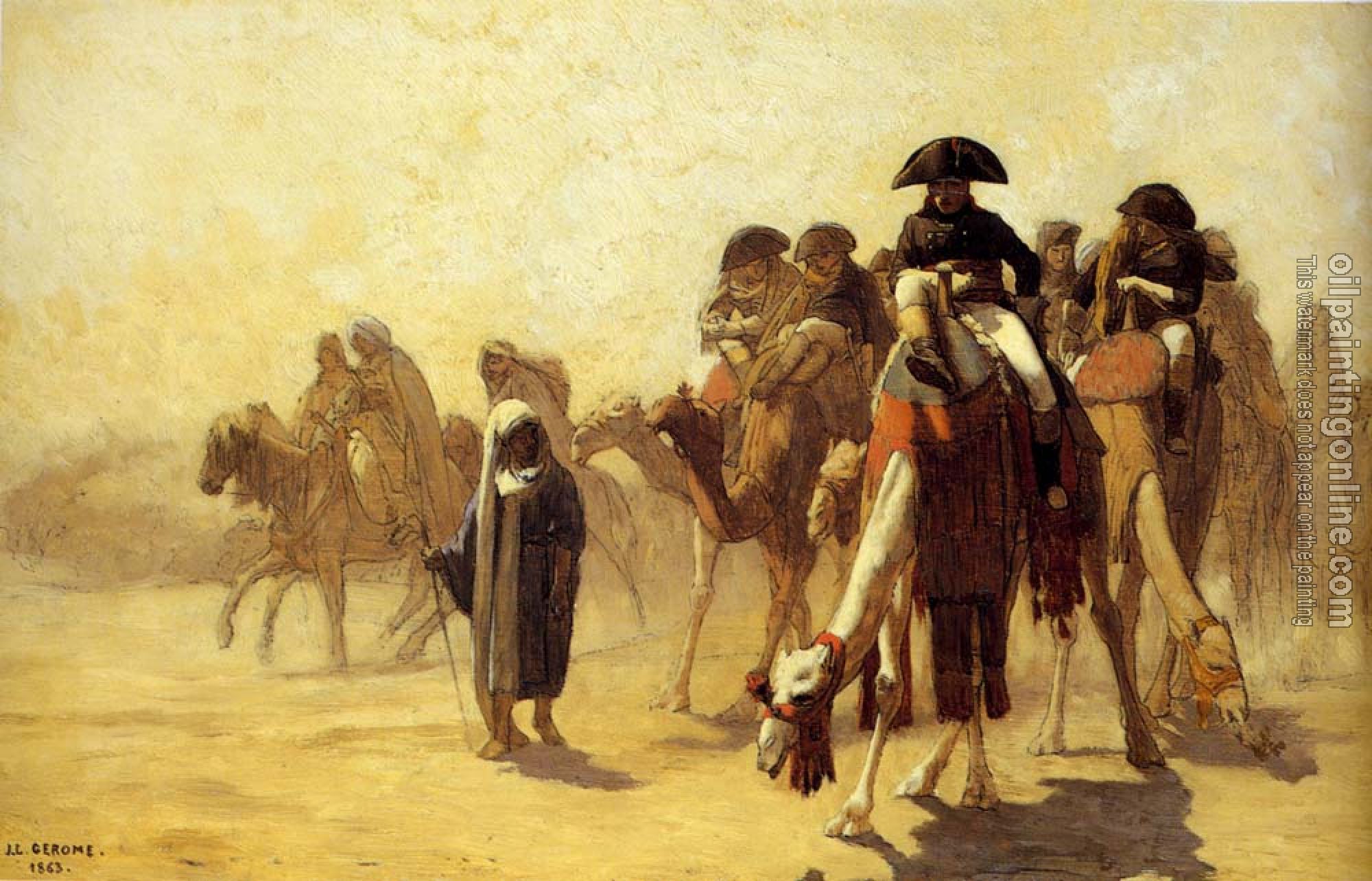 Gerome, Jean-Leon - arab oil painting